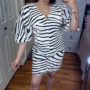 H&M Zebra dress